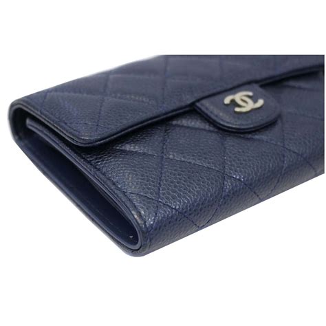 navy chanel wallet|chanel wallet sizes.